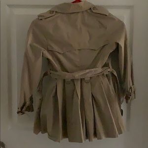 polo ralph lauren girl trench jacket size 6